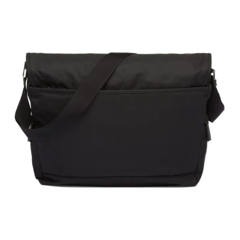 PRADA Fabric Messenger Bag Crossbody Bag Shoulder Bag Men's Black-2