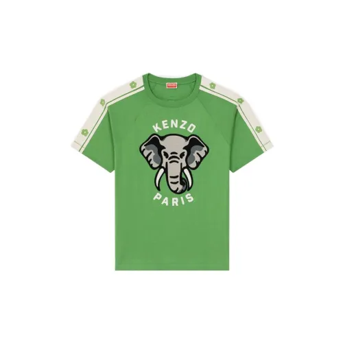 KENZO ELEPHANT T-Shirts Men Green