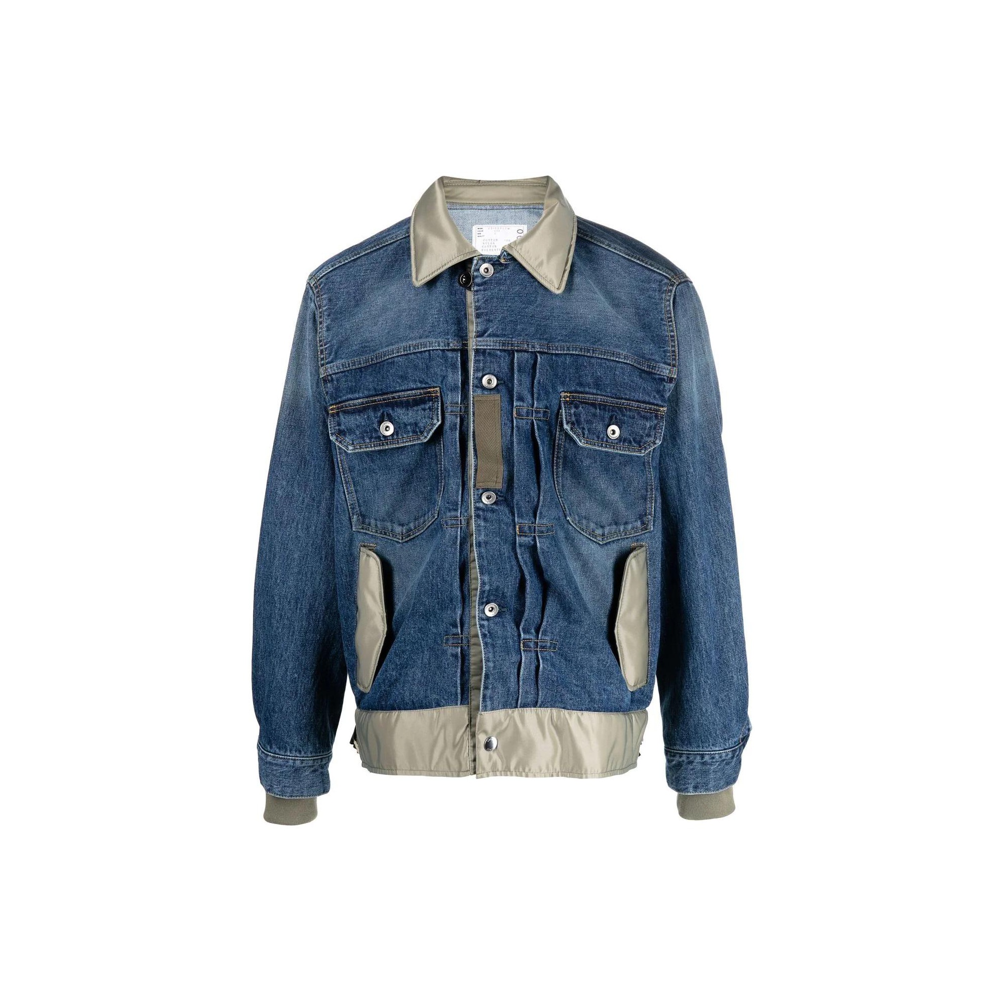 Sacai X Carhartt Wip Canvas MA-1 Michigan Jacket - POIZON