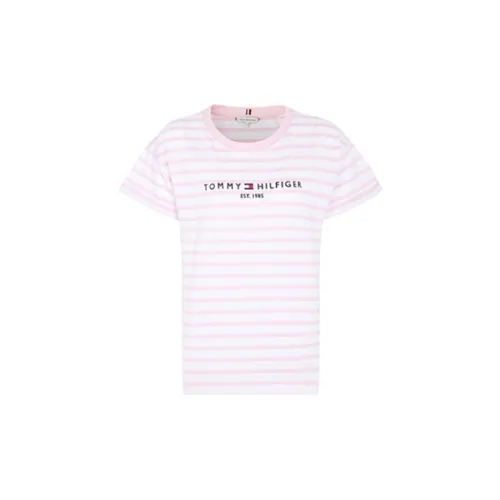 Tommy Hilfiger T-Shirts Women's Pink Stripes