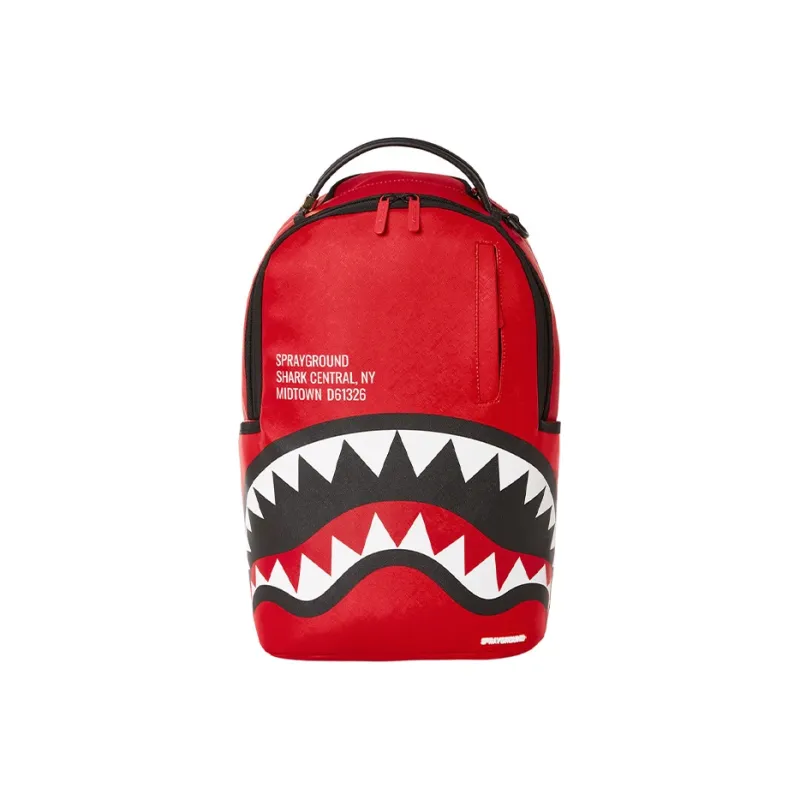 SPRAYGROUND PVC Backpack Large Size Unisex Red-0