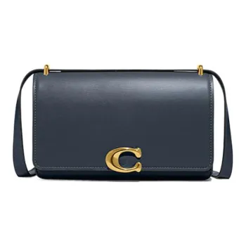 COACH Bandit Calfskin Crossbody Bag Shoulder Bag Women's Blue