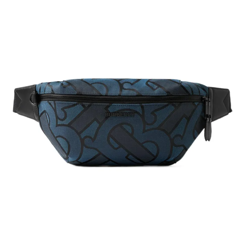 Burberry Cotton Fanny Pack Regular Men's Marine Blue-0