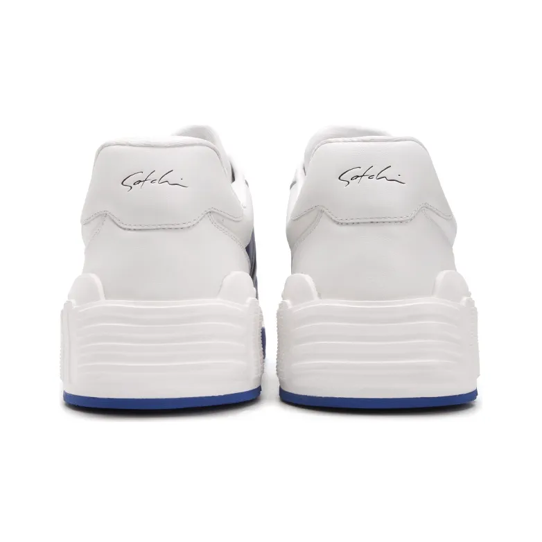 Satchi Skateboard Shoes Men Low Top Blue-4