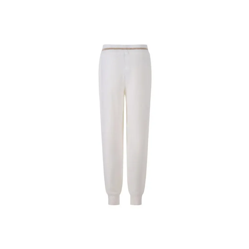 ARMANI EXCHANGEAE FW22 Casual Pants Women's Milk White-1