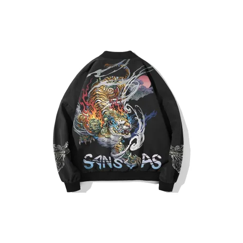 SANSYAS Jackets Unisex Black