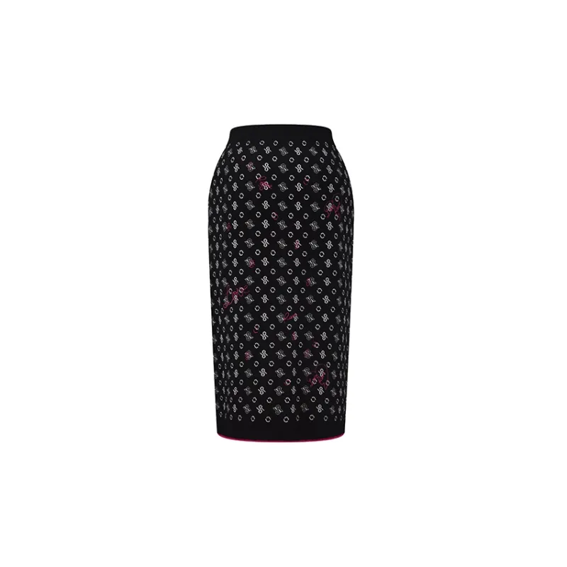 RARE Casual Long Skirts Women's Multicolor-1