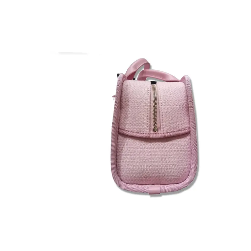 CHANEL Canvas Beach Bag, Bowling Bag, Pillow Bag, Handbag, Shoulder Bag, Crossbody Bag Trumpets Women's Pink-1