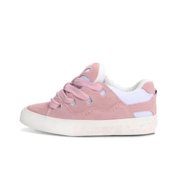 Ollieskate Puffy Shoes Low Top Skateboard Shoes Unisex Pink