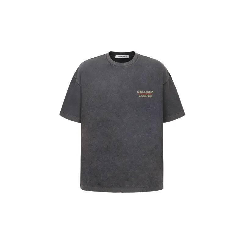 GALLIANO LANDOR T Shirt Unisex Black-1