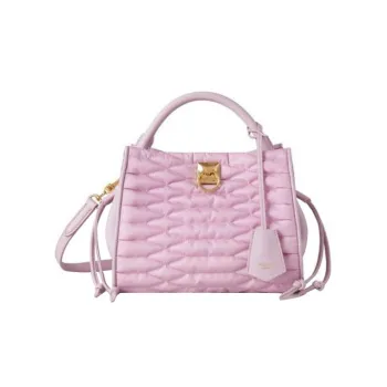 Mulberry Nylon Handbag Shoulder Bag Crossbody Bag Small Size Women's Pink