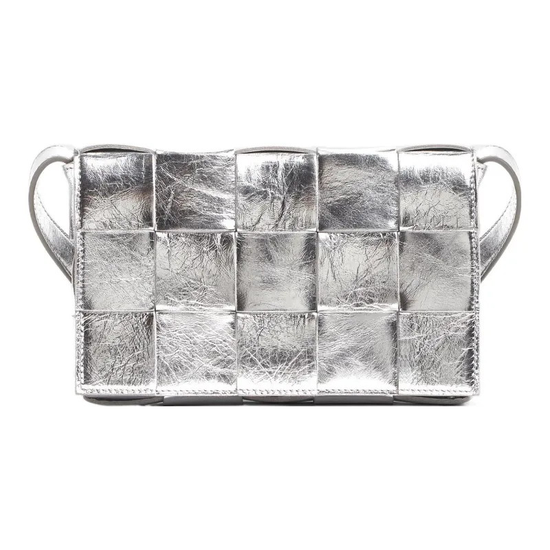 Bottega Veneta Intreccio Cassette Silver-0
