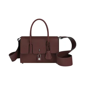 HERMES New Drag 22 Evercolor Calfskin Handbags Crossbody Bags Women's 0G Rouge Sellier Saddle Red
