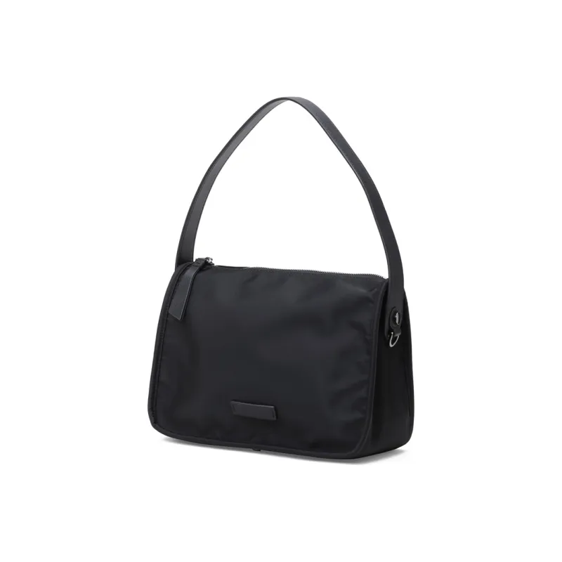 RUIGOR Fabric Shoulder Bag, Crossbody Bag, Messenger Bag, Handbag Large Size Women's Black-2