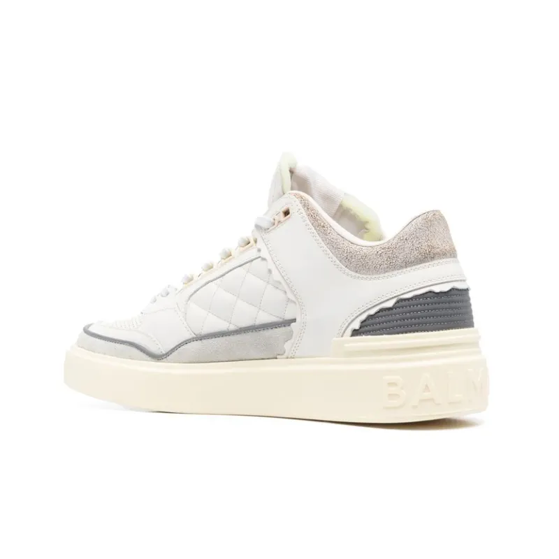 BALMAIN B Court Lace Up Sneakers-3