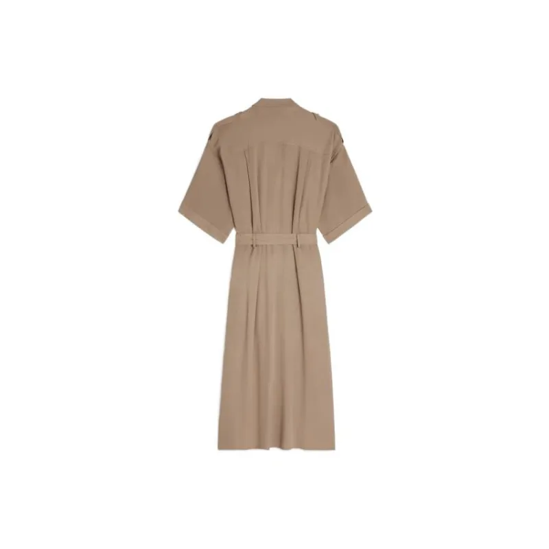 CELINE Short Sleeved Dresses Women's Apricot-1