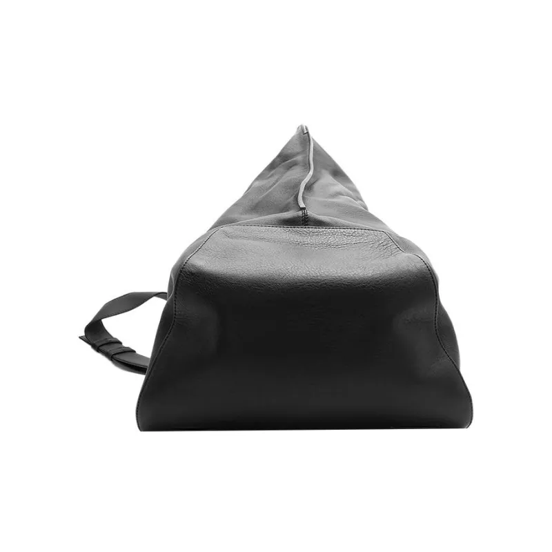 LOEWE Cow Leather Shoulder Bag Crossbody Bag Men's Black-3