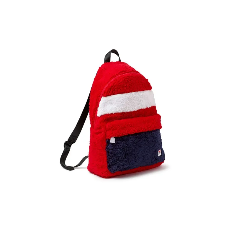 FILA Sherpa Backpack Medium Size Unisex Red-1