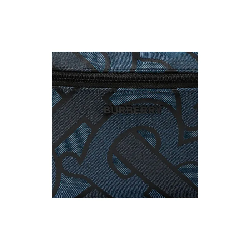 Burberry Cotton Fanny Pack Regular Men's Marine Blue-3