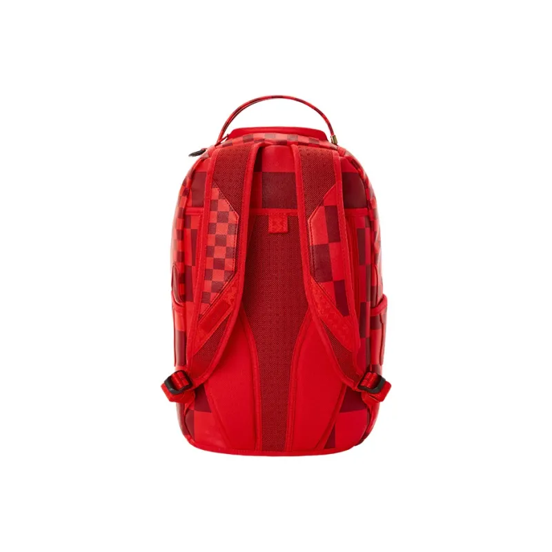 SPRAYGROUND PVC Travel Bags Backpack Large Size Unisex Red-4