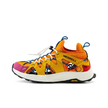 MERRELL Moab Flight Sieve Anti-Slip Wear-Resistant Low-Top Outdoor Shoes Men's Yellow Orange
