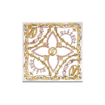 LOUIS VUITTON Bejeweled Square 90