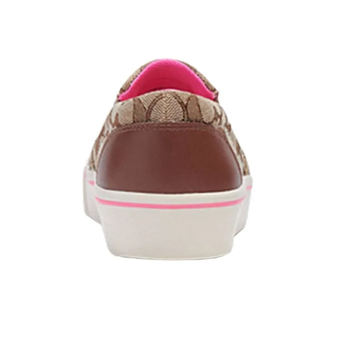 COACH CitySole Stylish Skateboarding Shoes Women's Khaki-3