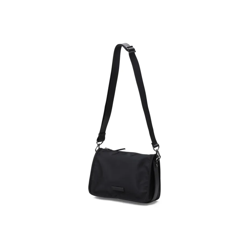 RUIGOR Fabric Shoulder Bag, Crossbody Bag, Messenger Bag, Handbag Large Size Women's Black-6