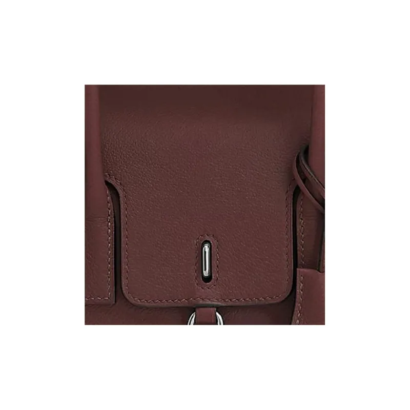 HERMES New Drag 22 Evercolor Leather Crossbody Bag, Handbag Women's 0G Rouge Sellier Saddle Red-5