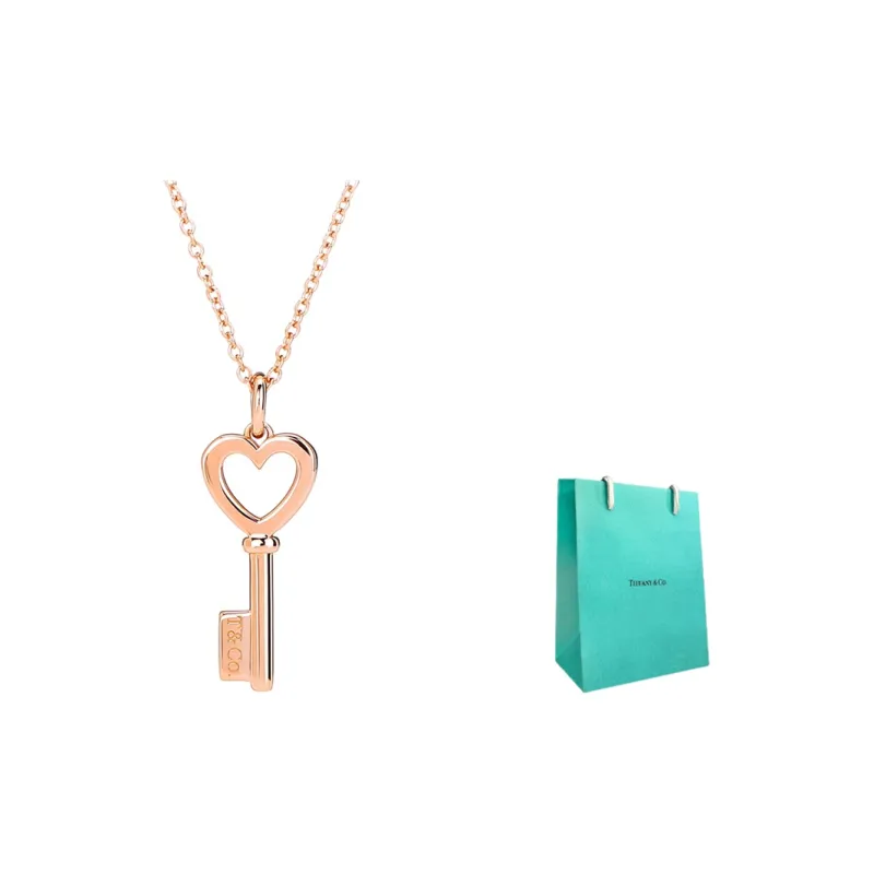 TIFFANY & CO. Keys Collection Rose Gold Necklaces Women's-0