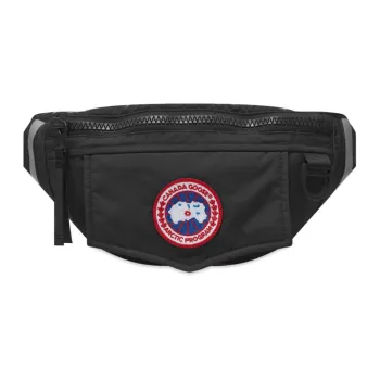 Canada Goose Nylon One Shoulder Crossbody Bag Sling Bag Fanny Pack Regular Unisex Black