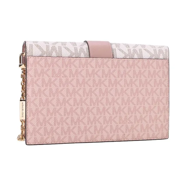 MICHAEL KORS Artificial Leather Commute Flap Envelope Bag, Chain Crossbody Bag, Shoulder Bag Women's-1