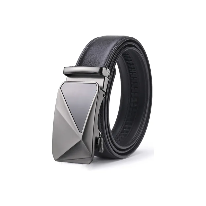 ALIEN BANG Cow Leather Leather Belts Men's 3.5CM-0