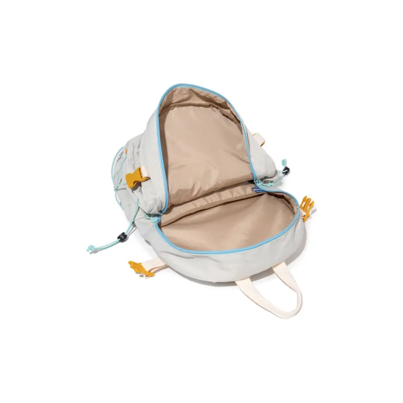 SHUNYIDE Nylon Backpack Regular Unisex Oxygen Girlish Yellow/Dark Cool Navy/Oat Haze Gray-10