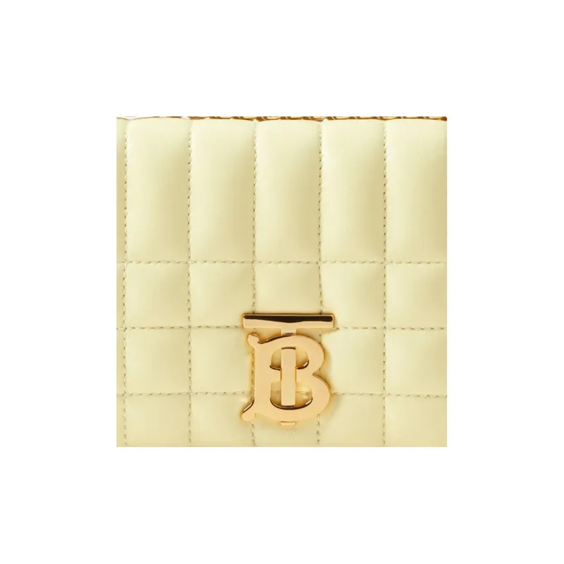 Burberry Lola Bag Sheepskin Lola Bag, Crossbody Bag, Shoulder Bag Women's Cold Lemon-5