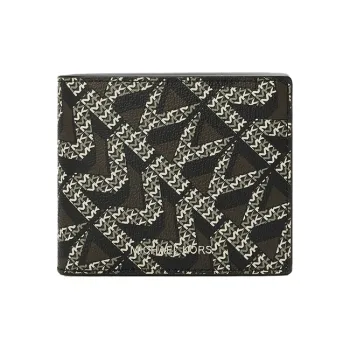 MICHAEL KORS Card Holder Wallet Men's Olive Green/White/Multicolor