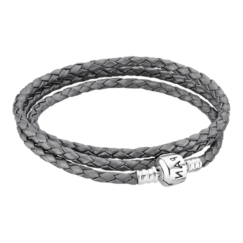 Pandora Bracelets Unisex Gray-1