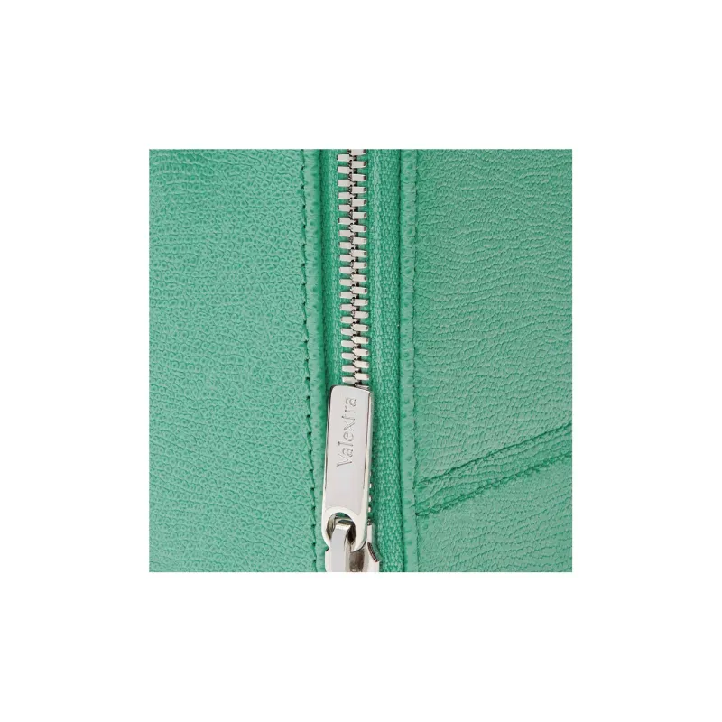Valextra Tric Trac Calfskin Box Bag, Handbag, Shoulder Bag, Crossbody Bag Women's Mint Green-4