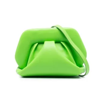 THEMOIRE GEA Artificial Leather One Shoulder Crossbody Clutches Mini Women's Bright Green