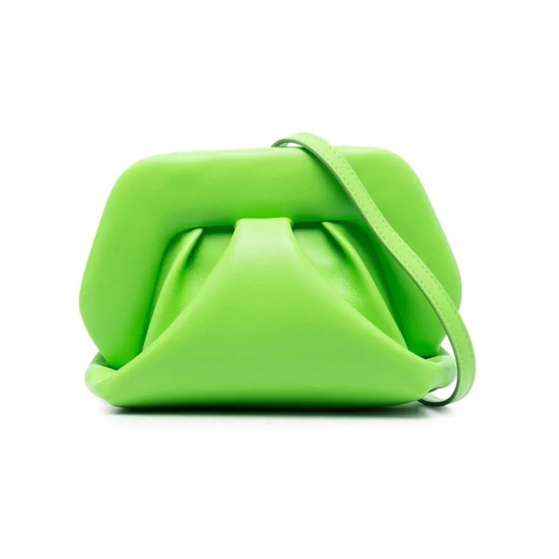 THEMOIRE GEA Artificial Leather One Shoulder Crossbody Clutches Mini Women's Bright Green-0