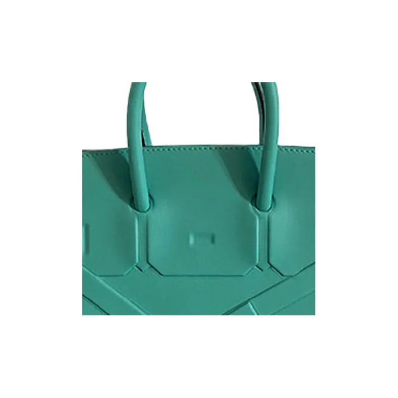 HERMES Birkin Swift Leather Shadow Birkin Bag Handbag Women's 6W Menthe Mint Green-6