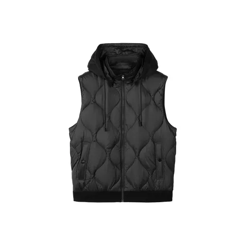 DAVID NAMAN Vests Unisex Black