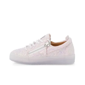 Giuseppe Zanotti/GZ Gail Glitter Low Top Stylish Skateboarding Shoes Women's Pink