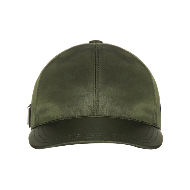 PRADA Nylon Baseball Caps Men's Green-0