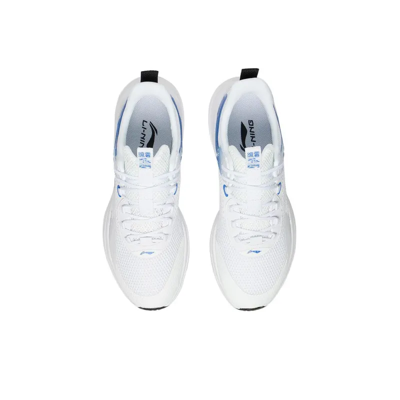 LiNing Liuyun Anti Slip Wear Resistant Low Top Sports Casual Shoes Men's White Blue-3