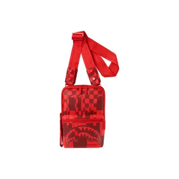 SPRAYGROUND PVC Casual Shoulder Bag Unisex Red