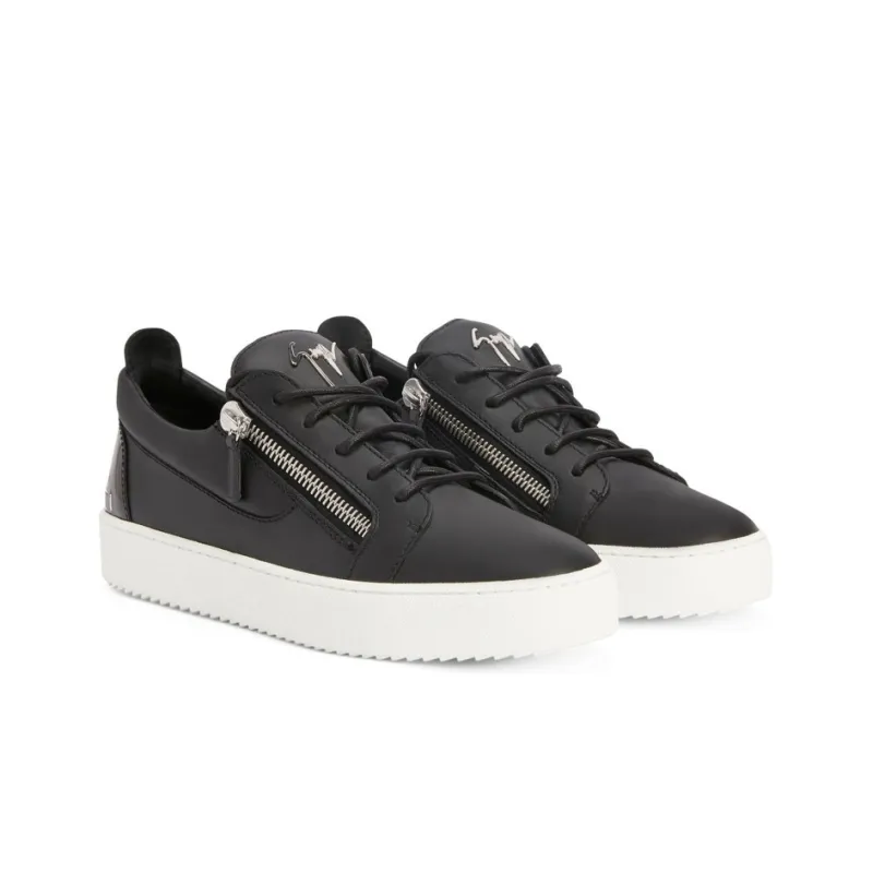 giuseppe zanotti Frankie Leather Low-top Sneakers-2