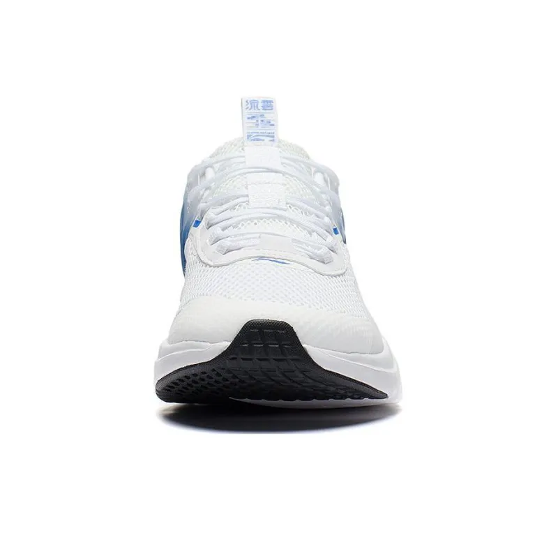LiNing Liuyun Anti Slip Wear Resistant Low Top Sports Casual Shoes Men's White Blue-4