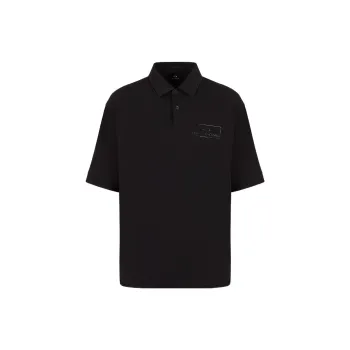 ARMANI EXCHANGE Polo Shirts Men Black