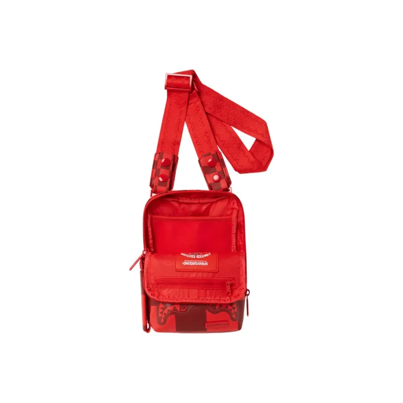 SPRAYGROUND PVC Casual Shoulder Bag Unisex Red-1